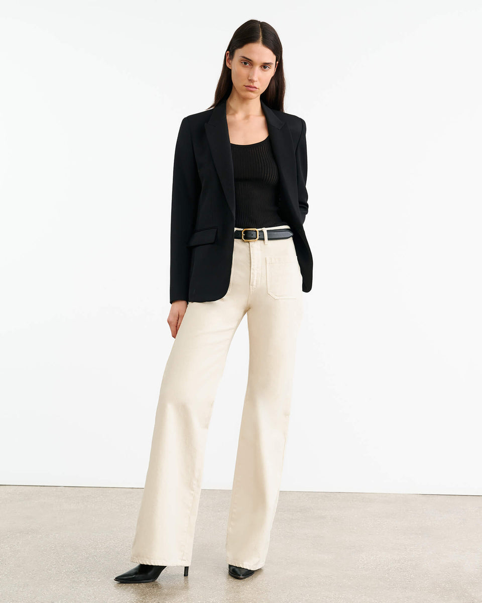 FLORENCE COTTON PANT IN STONE