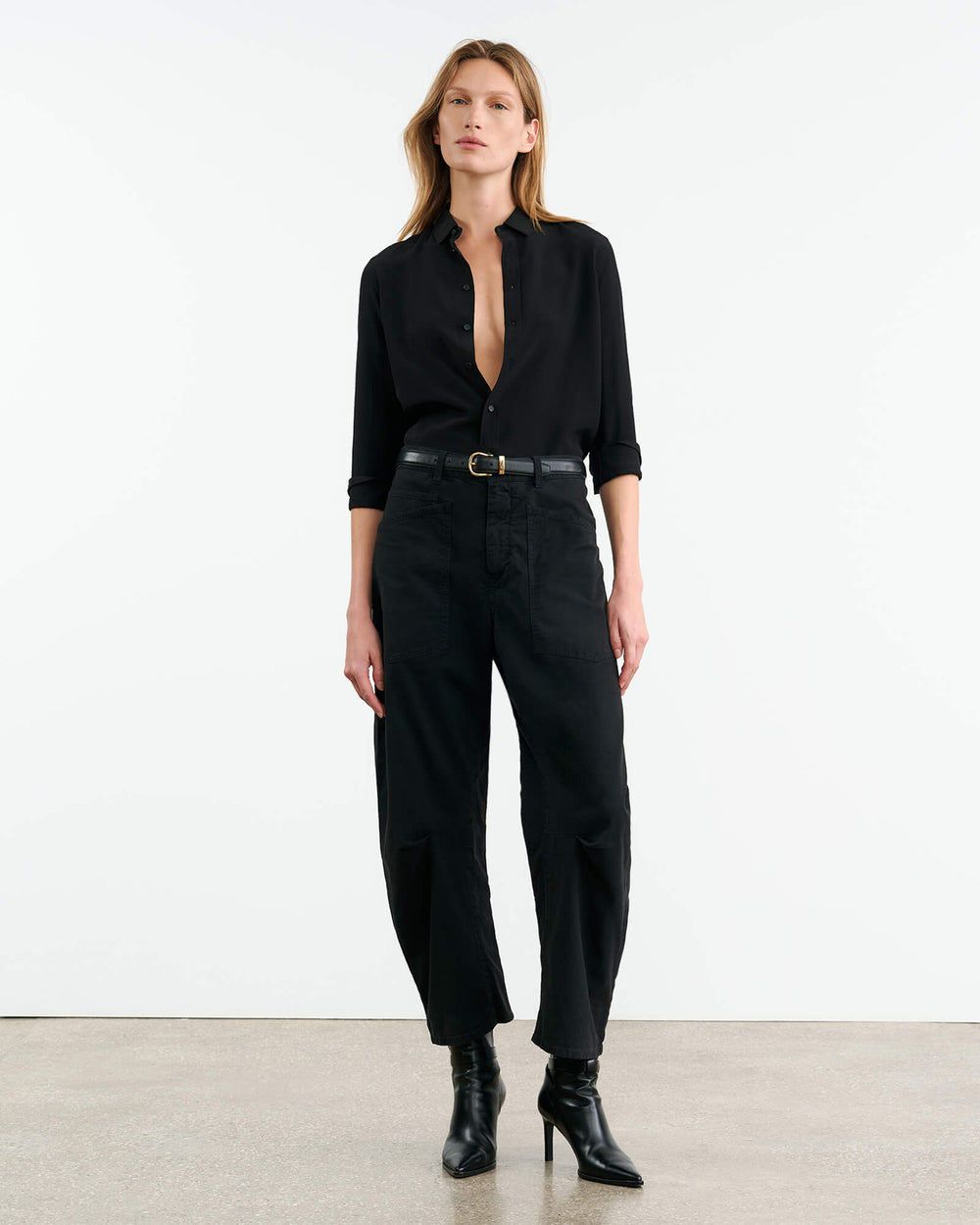 SHON PANT IN JET BLACK