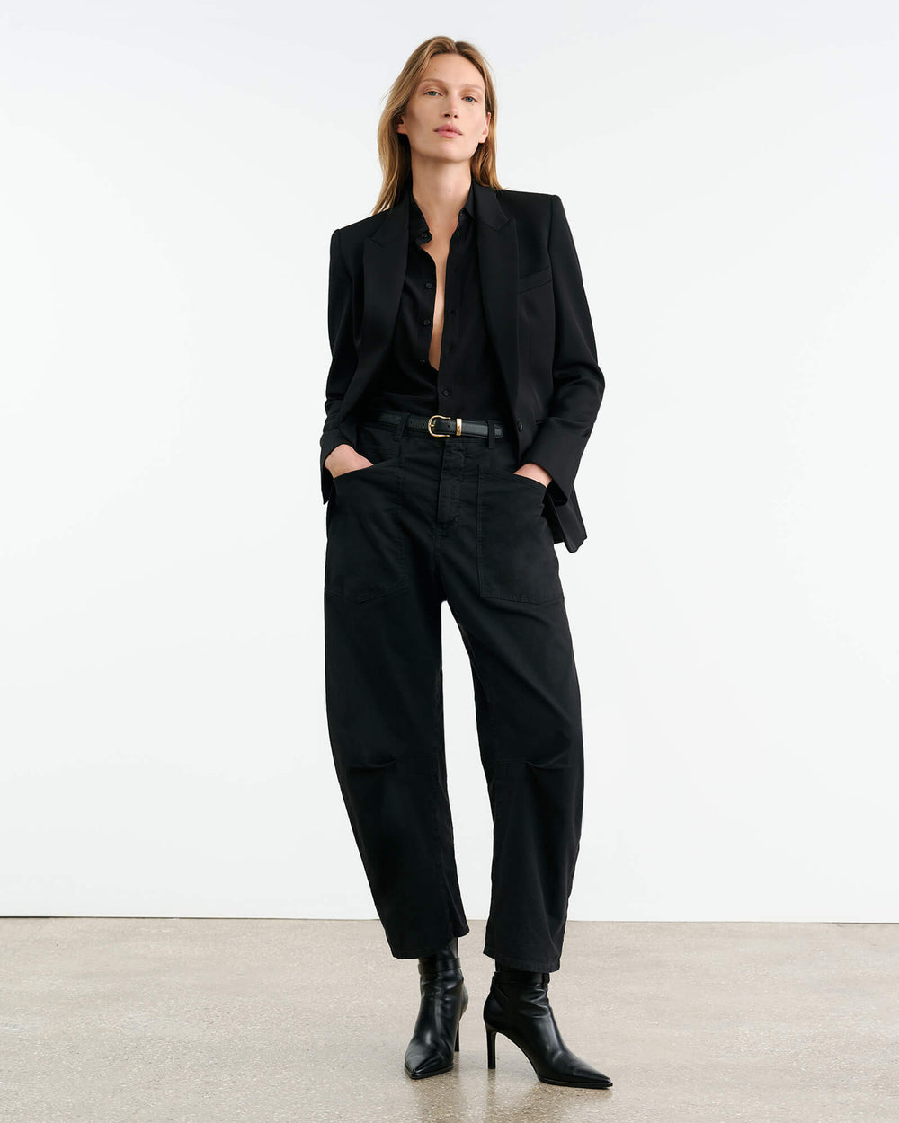 SHON PANT IN JET BLACK
