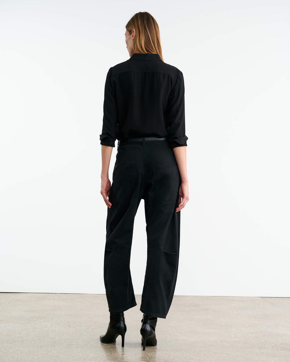 SHON PANT IN JET BLACK
