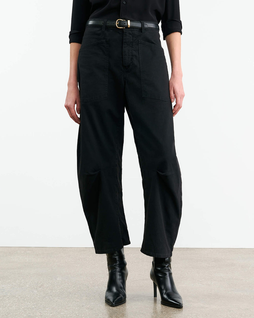 SHON PANT IN JET BLACK