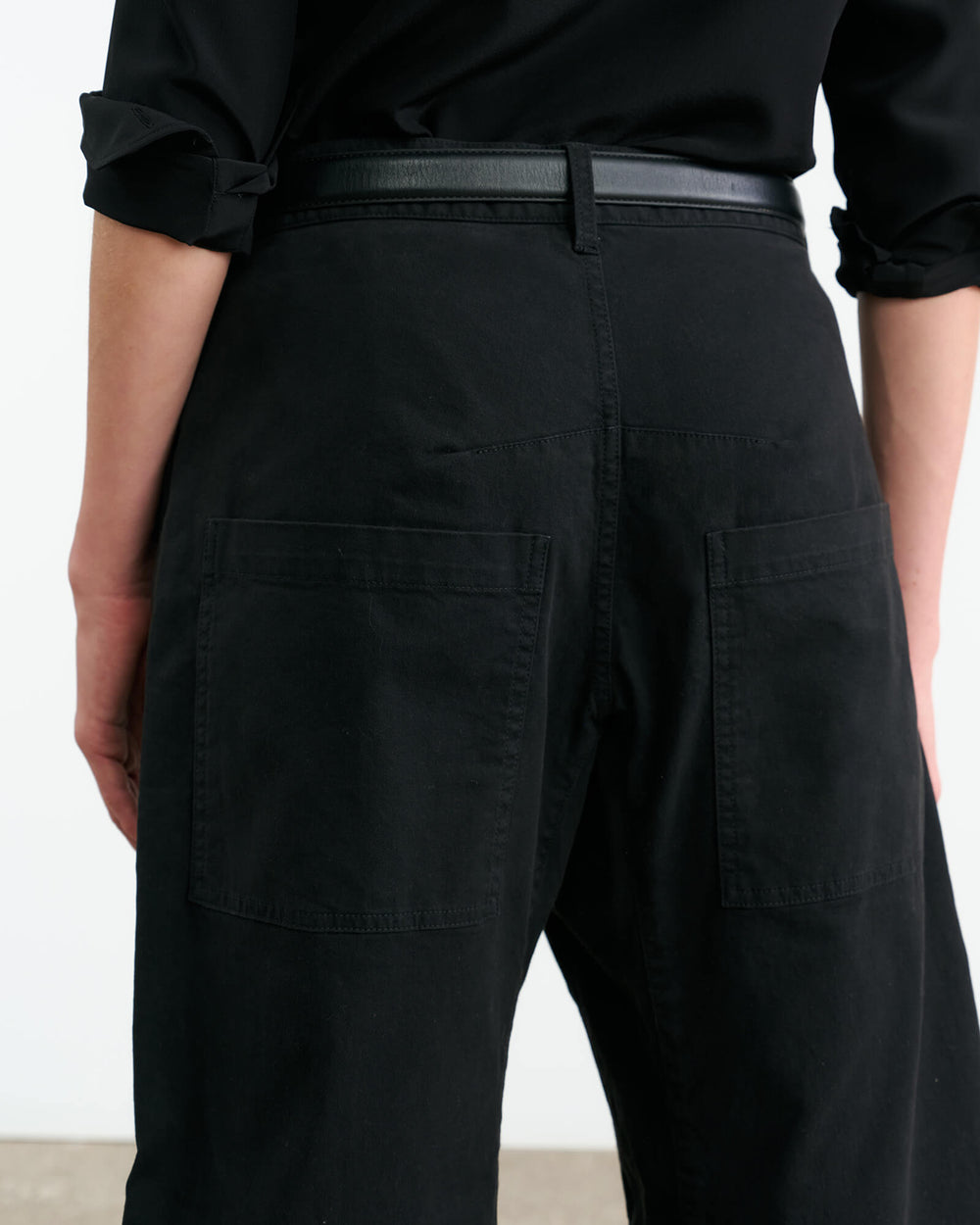 SHON PANT IN JET BLACK
