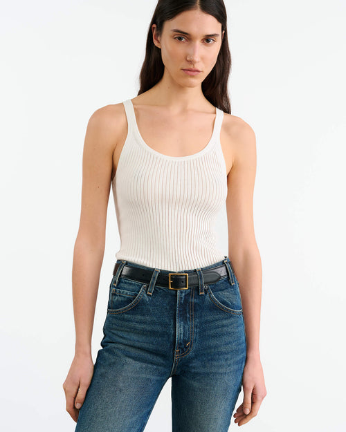 WRENLEY TANK IN IVORY