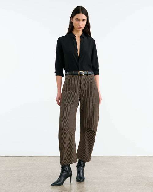 SHON JEAN IN VINTAGE RAILROAD STRIPE