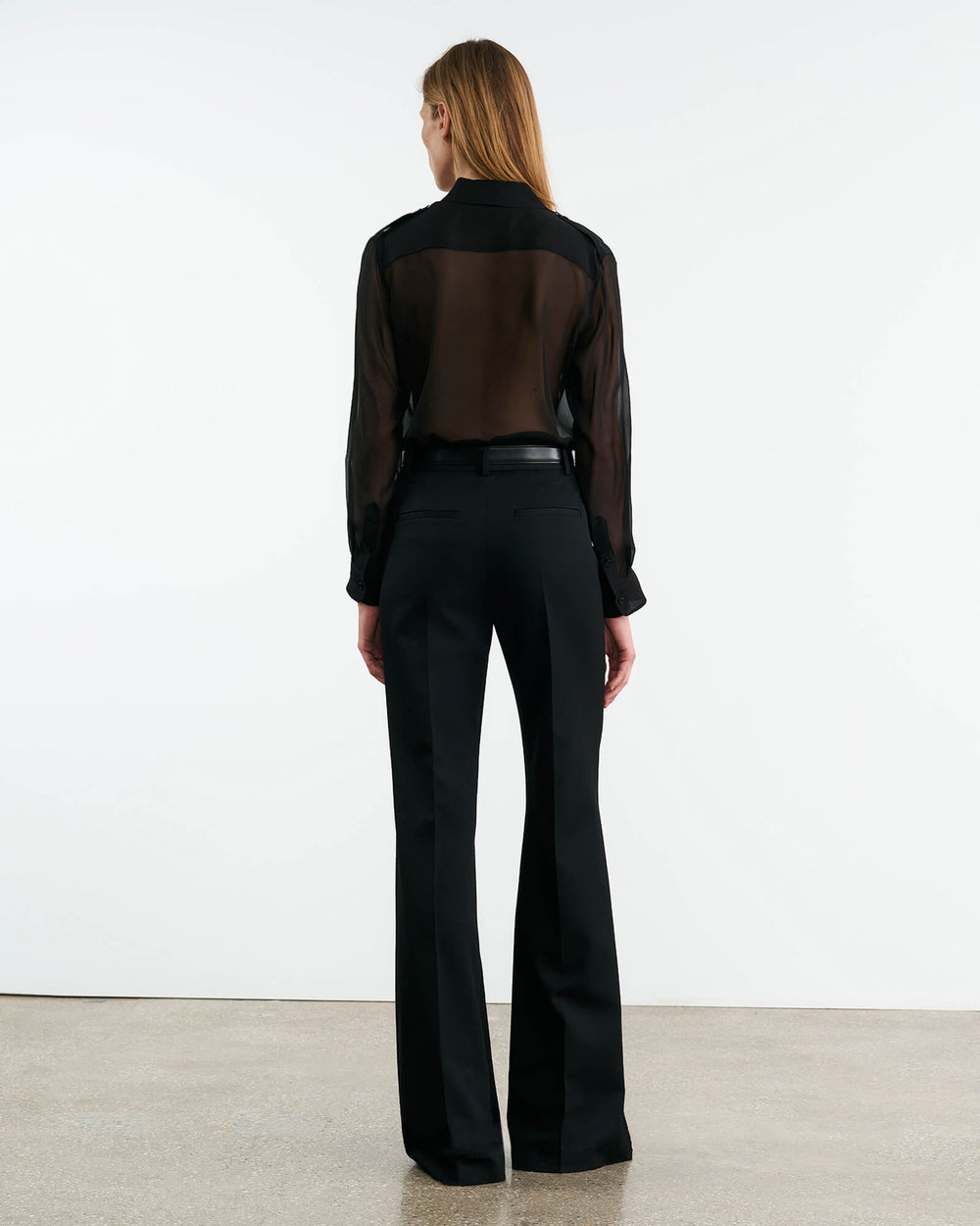 BETTY SILK SHIRT IN BLACK
