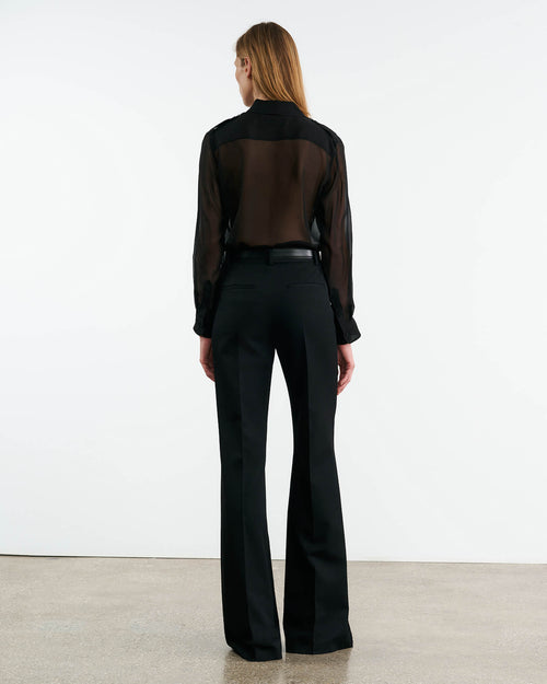 BETTY SILK SHIRT IN BLACK