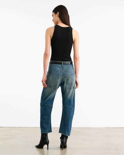 LOTTIE SILK KNIT TANK IN BLACK