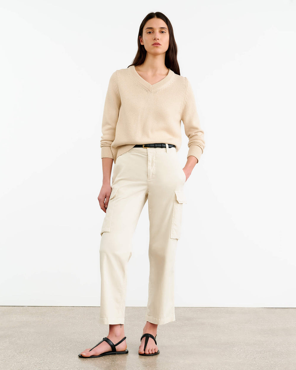 PRIYA SWEATER IN ECRU
