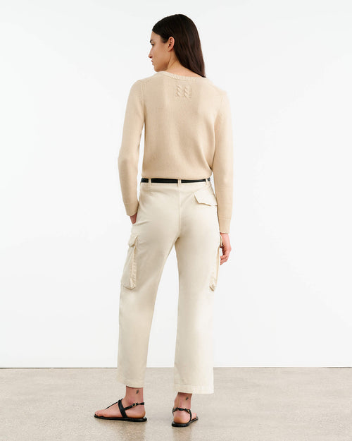PRIYA SWEATER IN ECRU