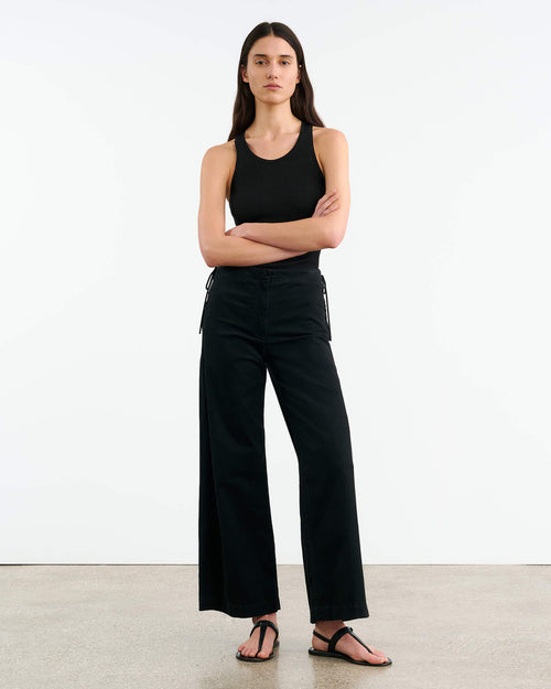 HARTLEY PANT IN JET BLACK