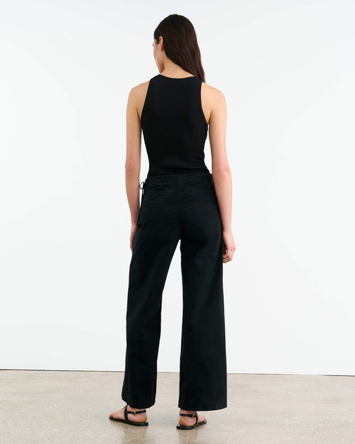 HARTLEY PANT IN JET BLACK