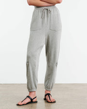 DULCE SWEATPANT IN HEATHER GREY