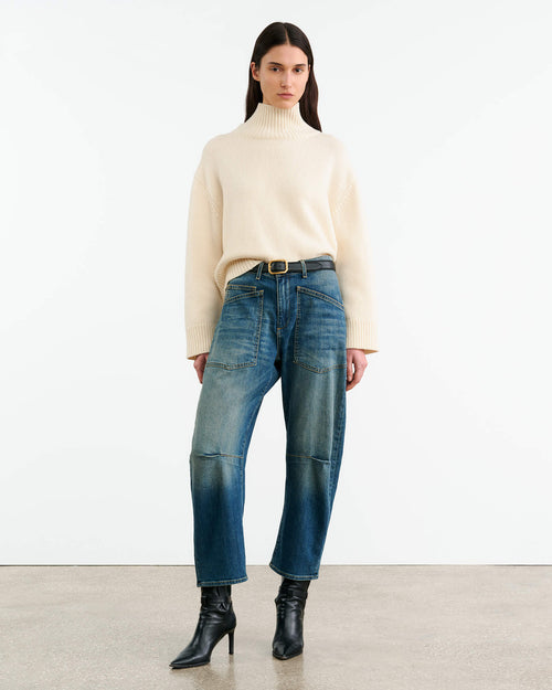OMAIRA SWEATER IN IVORY