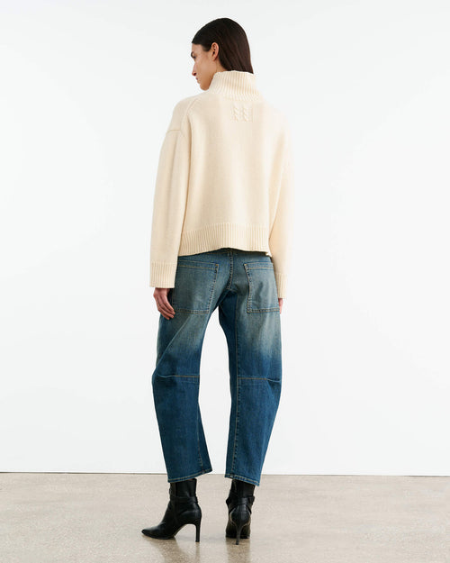 OMAIRA SWEATER IN IVORY