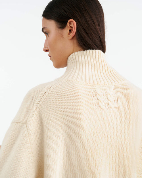 OMAIRA SWEATER IN IVORY
