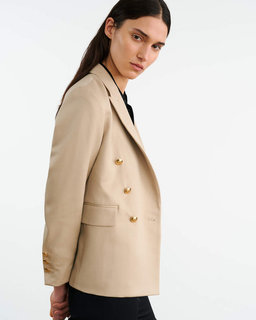 DURAN BLAZER IN ROOSEVELT KHAKI