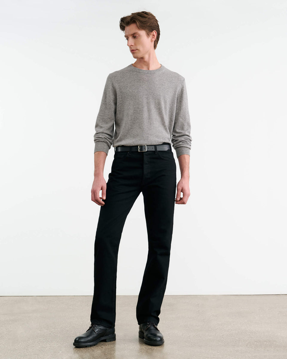 JULIUS CASHMERE SWEATER IN HEATHER GREY