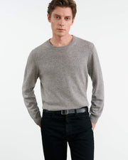 JULIUS CASHMERE SWEATER IN HEATHER GREY