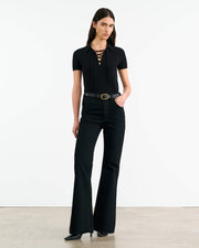 MAGDALENA CASHMERE SWEATER IN BLACK
