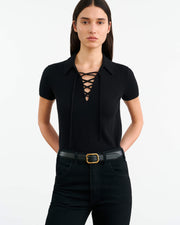 MAGDALENA CASHMERE SWEATER IN BLACK