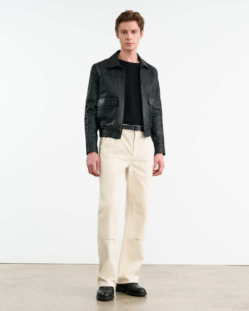 MILLER COTTON PANT IN STONE