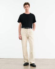 MILLER COTTON PANT IN STONE