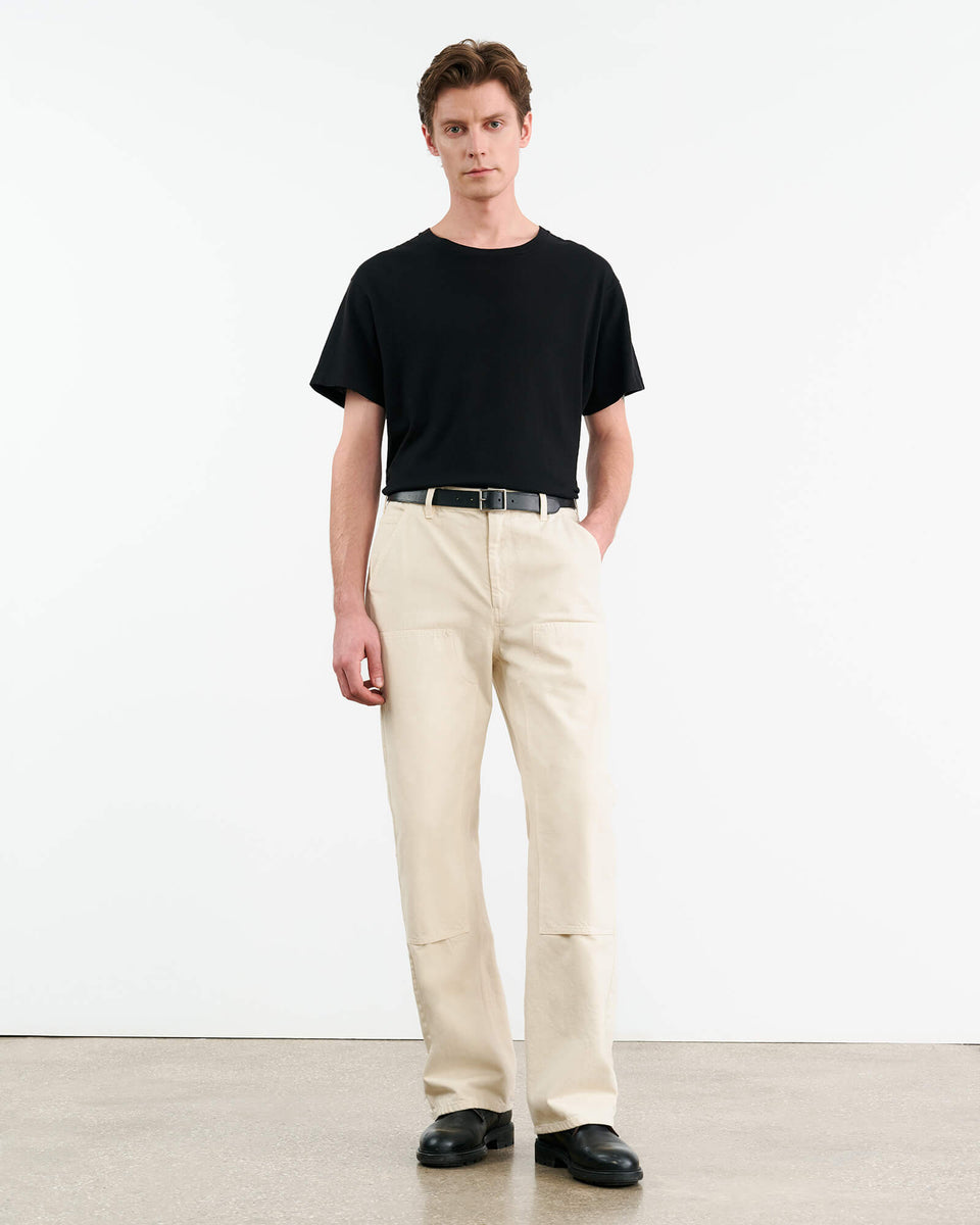 MILLER COTTON PANT IN STONE