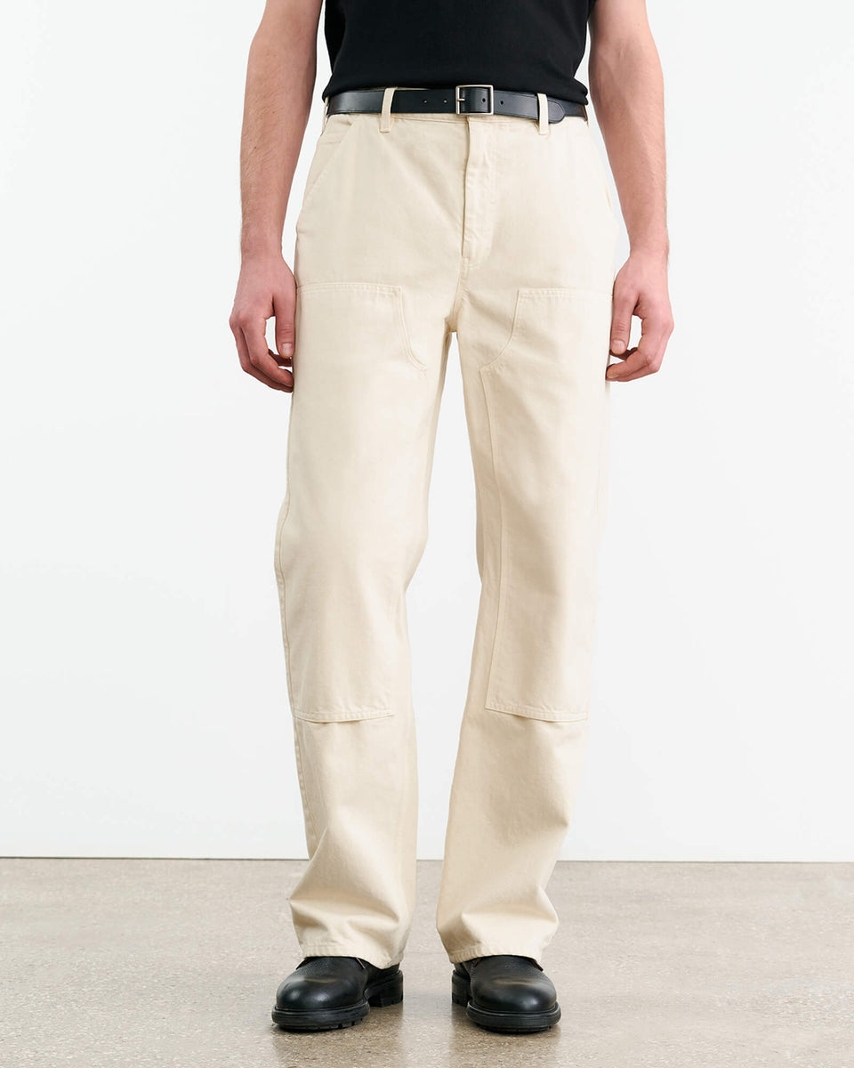 MILLER COTTON PANT IN STONE