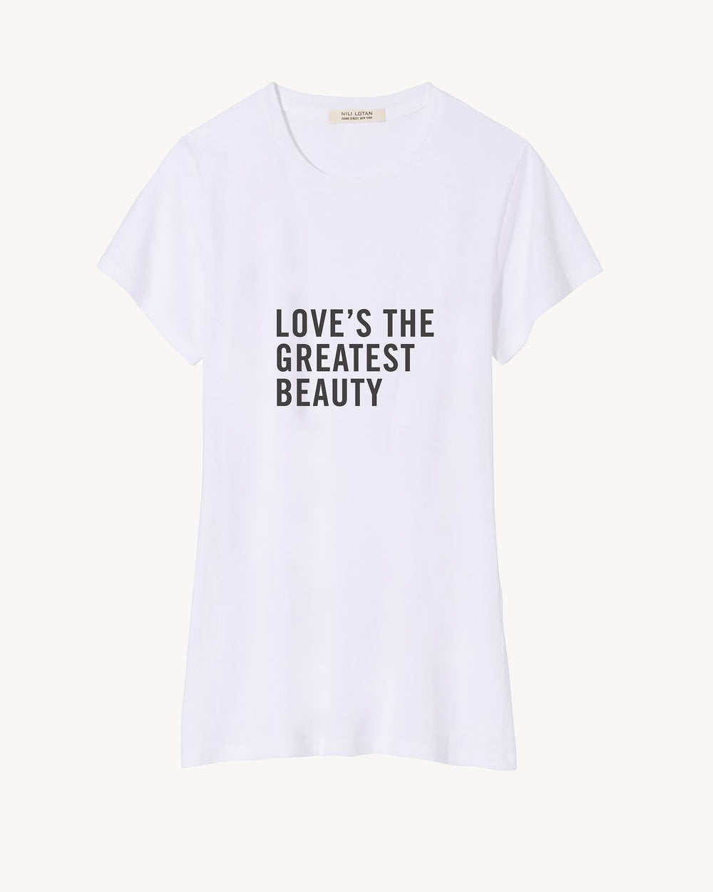 LOVE TEE IN WHITE