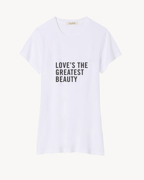 LOVE TEE IN WHITE