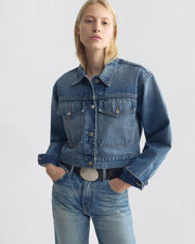 CLEMENT DENIM JACKET IN ROSEBOWL WASH