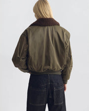 TIGRE BOMBER JACKET IN ARMY GREEN