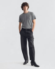 PIERRE T-SHIRT IN HEATHER GREY