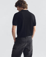 DONATO SWEATER POLO IN BLACK