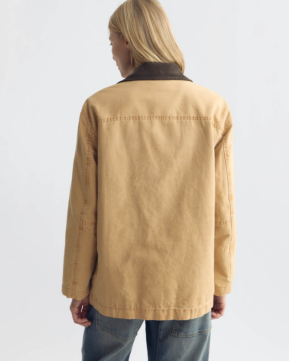 DEVIN COAT IN SUN-FADED KHAKI