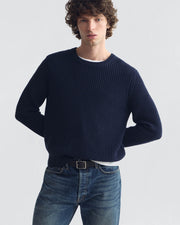 TARIK SWEATER IN DARK NAVY