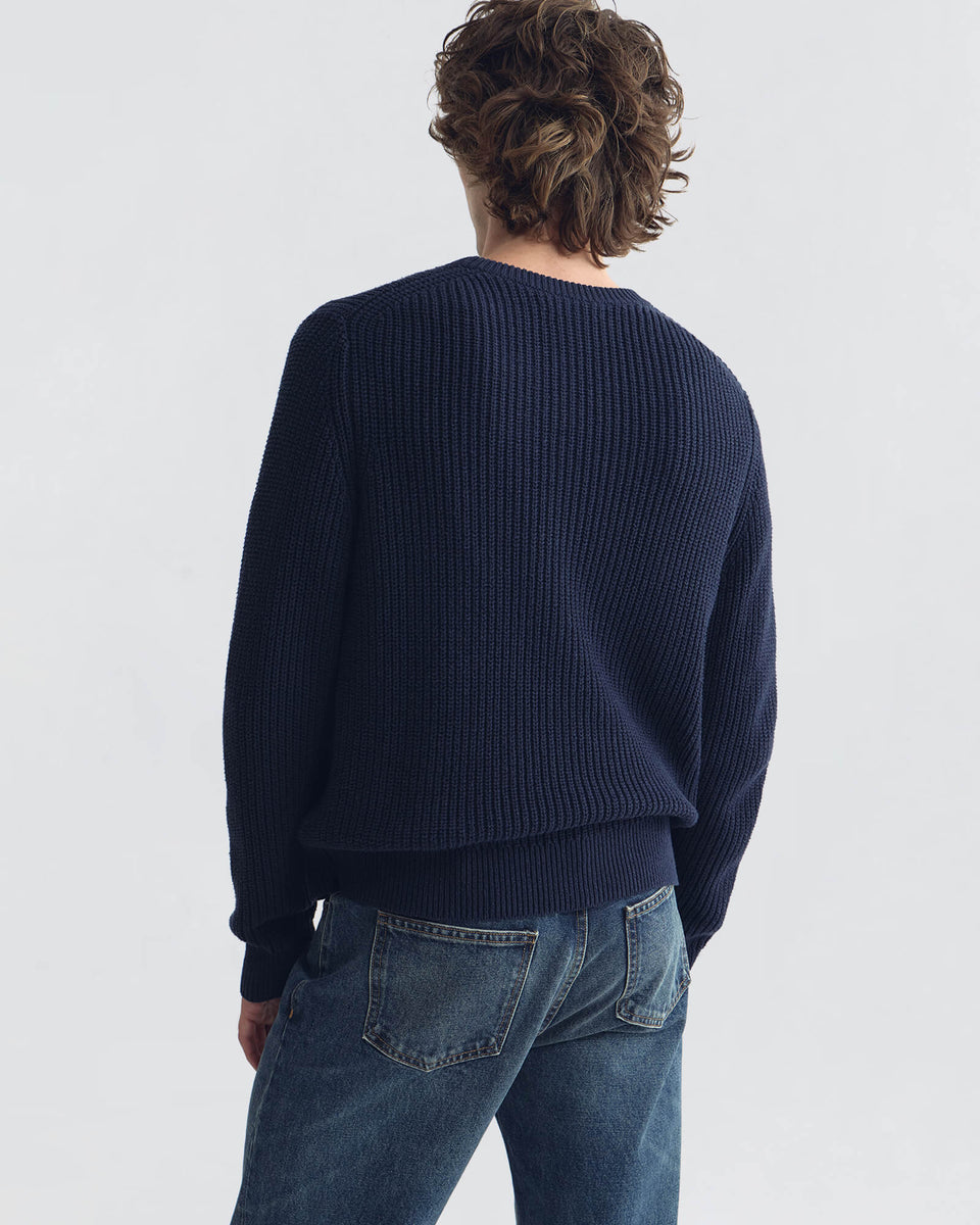 TARIK SWEATER IN DARK NAVY