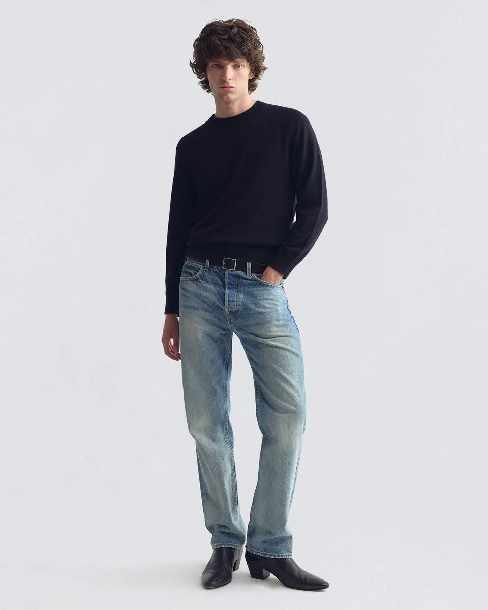 JULIUS CASHMERE SWEATER IN DARK NAVY