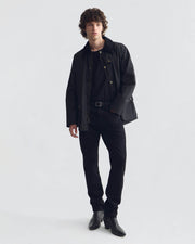 KYLIAN COTTON JACKET IN BLACK
