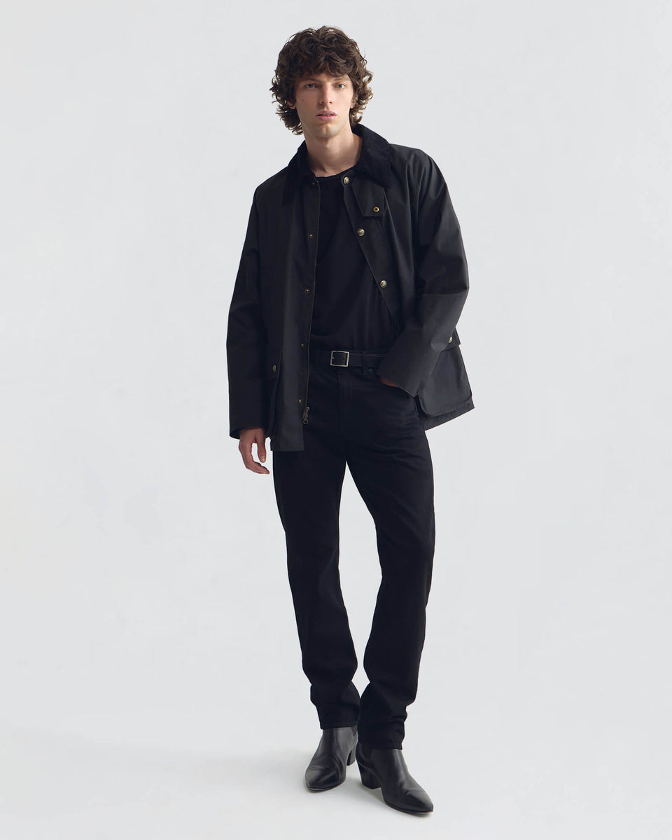 KYLIAN COTTON JACKET IN BLACK