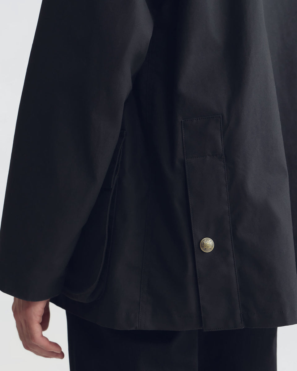 KYLIAN COTTON JACKET IN BLACK