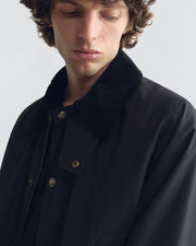 KYLIAN COTTON JACKET IN BLACK