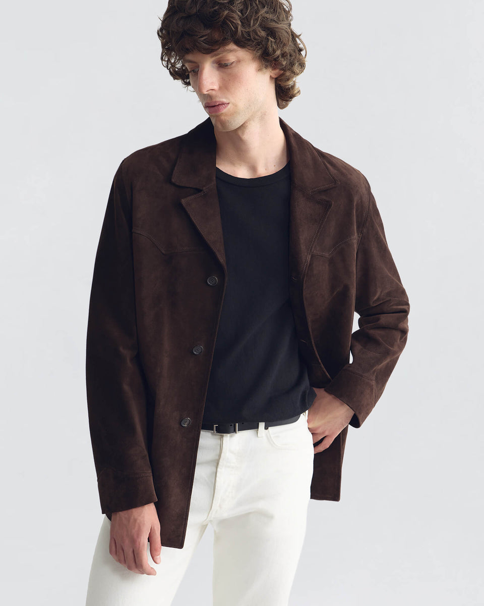 RIDGWAY LEATHER JACKET IN RIDGWAY LEATHER JACKET