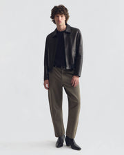 EMIR COTTON PANT IN TRUFFLE TAUPE
