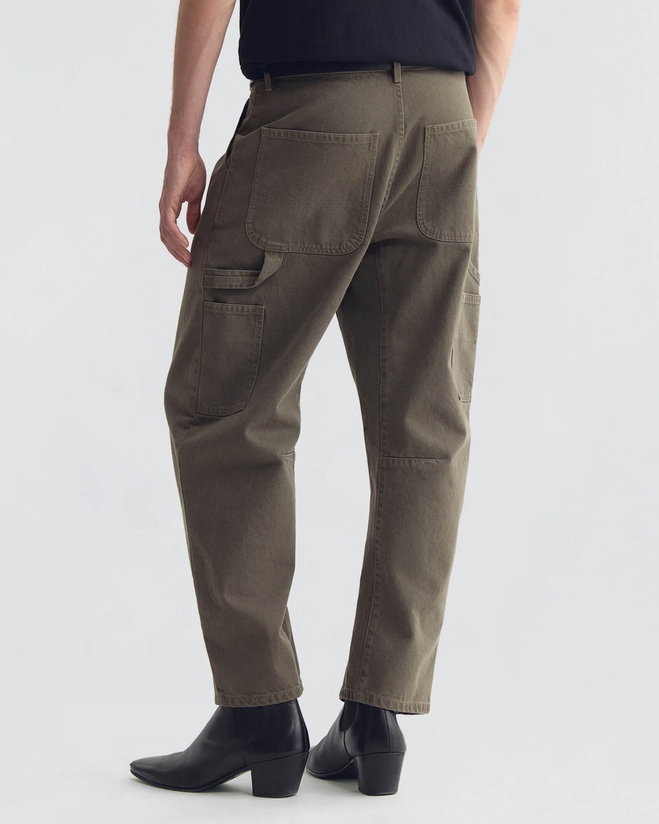 EMIR COTTON PANT IN TRUFFLE TAUPE