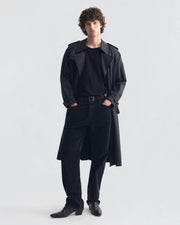 BILLIE CORDUROY PANT IN DARK CHARCOAL