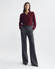ETOILE PANT IN GREY/BLUE CHECK