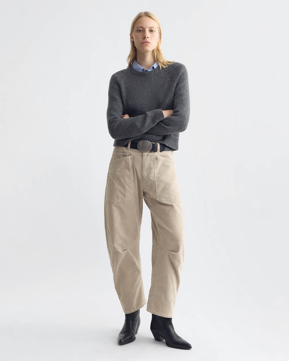 SHON CORDUROY PANT IN TRAVERTINE