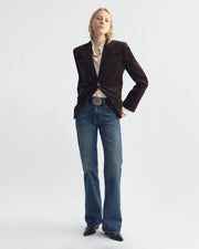 ROMAIN BOYFRIEND JACKET IN ESPRESSO