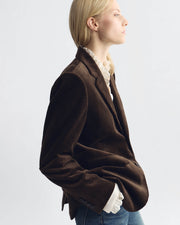ROMAIN BOYFRIEND JACKET IN ESPRESSO
